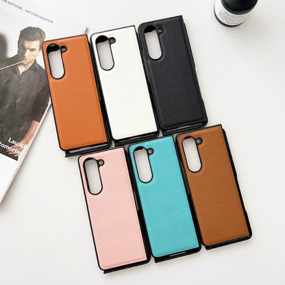 Litchi Texture PC +TPU Shockproof Phone Case, For Samsung Galaxy Z Fold5, For Samsung Galaxy Z Flip5