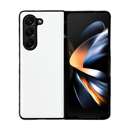 Litchi Texture PC +TPU Shockproof Phone Case, For Samsung Galaxy Z Fold5, For Samsung Galaxy Z Flip5
