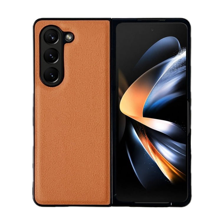 Litchi Texture PC +TPU Shockproof Phone Case, For Samsung Galaxy Z Fold5, For Samsung Galaxy Z Flip5