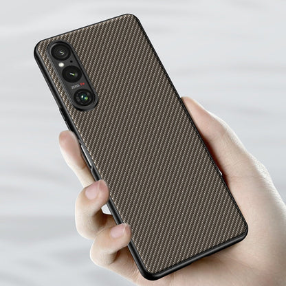 Ultra-thin Carbon Fiber Texture Printing Phone Case, For Sony Xperia 1 VI, For Sony Xperia 1 V