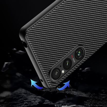 Ultra-thin Carbon Fiber Texture Printing Phone Case, For Sony Xperia 1 VI, For Sony Xperia 1 V