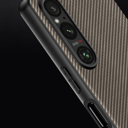 Ultra-thin Carbon Fiber Texture Printing Phone Case, For Sony Xperia 1 VI, For Sony Xperia 1 V