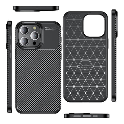 Carbon Fiber Texture Shockproof TPU Phone Case