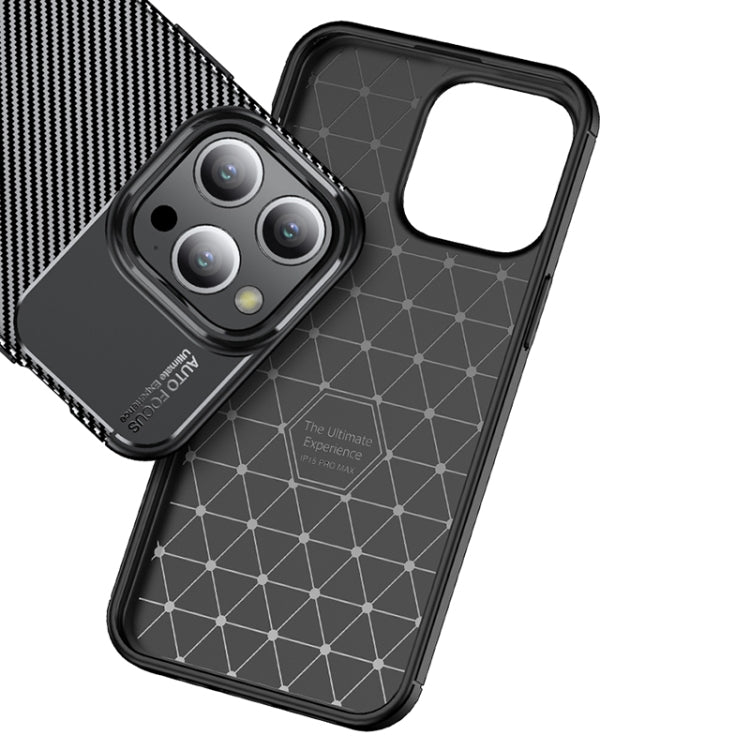 Carbon Fiber Texture Shockproof TPU Phone Case