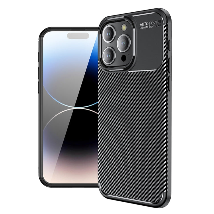 Carbon Fiber Texture Shockproof TPU Phone Case