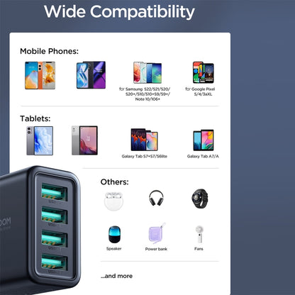JOYROOM JR-TCN03 4.8A 24W 4 USB Ports Charger, JR-TCN03