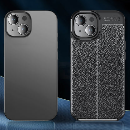 Litchi Texture Shockproof TPU Phone Case, For iPhone 15