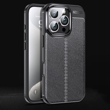 Litchi Texture Shockproof TPU Phone Case, For iPhone 16e / 17e, For iPhone 17 Pro Max, For iPhone 17 Pro, For iPhone 17, For iPhone Air, For iPhone 16 Pro Max, For iPhone 16 Pro, For iPhone 16 Plus, For iPhone 16, For iPhone 15 Pro Max, For iPhone 15 P...