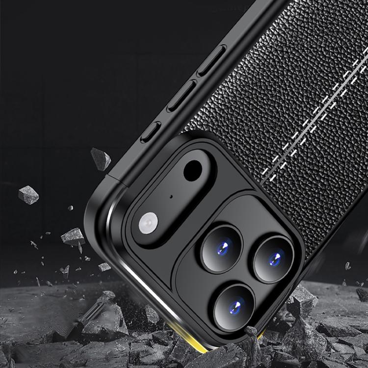 Litchi Texture Shockproof TPU Phone Case, For iPhone 17 Pro Max, For iPhone 17 Pro, For iPhone 17, For iPhone Air, iPhone 16e, For iPhone 16 Pro Max, For iPhone 16 Pro, For iPhone 16 Plus, For iPhone 16, For iPhone 15 Pro Max, For iPhone 15 Pro��������...