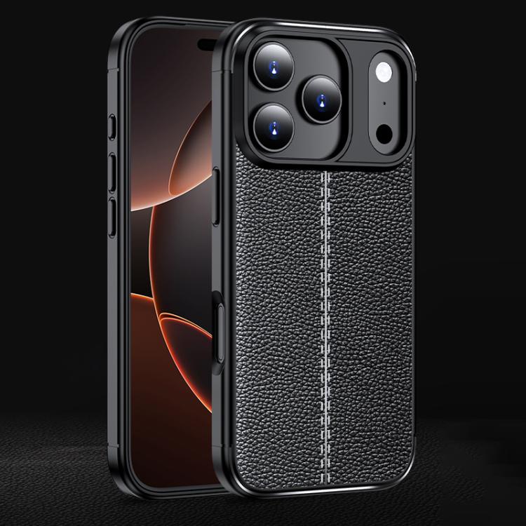 Litchi Texture Shockproof TPU Phone Case, For iPhone 17 Pro Max, For iPhone 17 Pro, For iPhone 17, For iPhone Air, iPhone 16e, For iPhone 16 Pro Max, For iPhone 16 Pro, For iPhone 16 Plus, For iPhone 16, For iPhone 15 Pro Max, For iPhone 15 Pro��������...