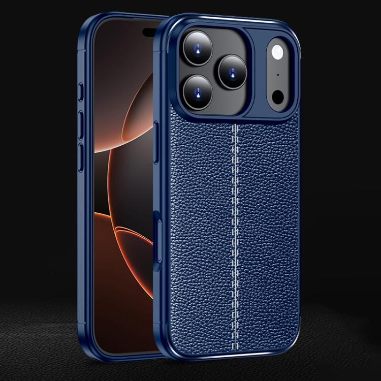 Litchi Texture Shockproof TPU Phone Case, For iPhone 17 Pro Max, For iPhone 17 Pro, For iPhone 17, For iPhone Air, iPhone 16e, For iPhone 16 Pro Max, For iPhone 16 Pro, For iPhone 16 Plus, For iPhone 16, For iPhone 15 Pro Max, For iPhone 15 Pro��������...