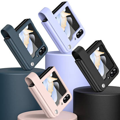 Hand Strap Type Leather Phone Case, For Samsung Galaxy Z Flip5