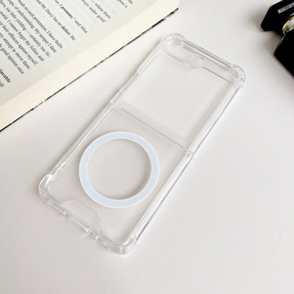 Magsafe Magnetic Transparent Shockproof Phone Case, For Samsung Galaxy Z Fold5 5G, For Samsung Galaxy Z Flip5 5G
