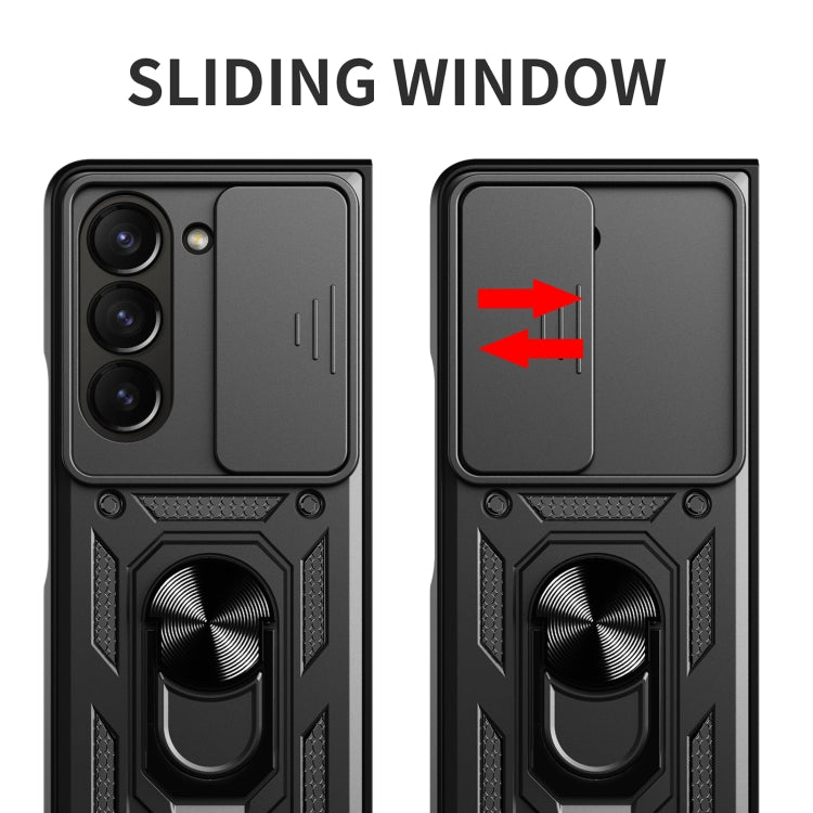 Sliding Camera Cover Design TPU+PC Phone Case, For Samsung Galaxy Z Fold5