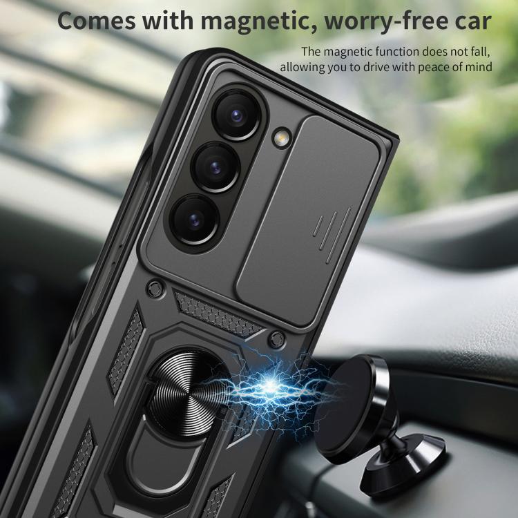 Sliding Camera Cover Design TPU+PC Phone Case, For Samsung Galaxy Z Fold7, For Samsung Galaxy Z Fold6, For Samsung Galaxy Z Fold5