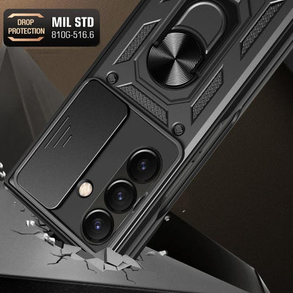 Sliding Camera Cover Design TPU+PC Phone Case, For Samsung Galaxy Z Fold8, For Samsung Galaxy Z Fold7, For Samsung Galaxy Z Fold6