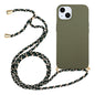 Wheat Straw Material + TPU Phone Case with Lanyard