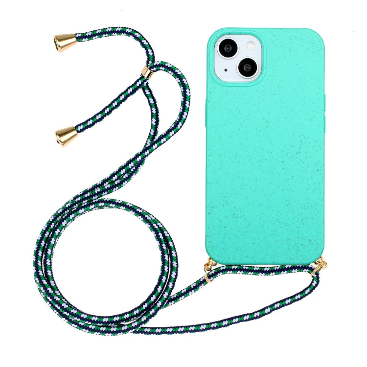 Wheat Straw Material + TPU Phone Case with Lanyard