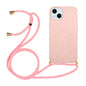 Wheat Straw Material + TPU Phone Case with Lanyard