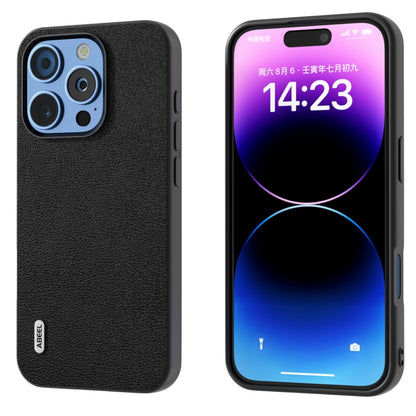 ABEEL Genuine Leather Luolai Series Phone Case, For iPhone 16 Pro Max, For iPhone 16 Pro, For iPhone 16 Plus, For iPhone 16, For iPhone 15 Pro Max, For iPhone 15 Pro