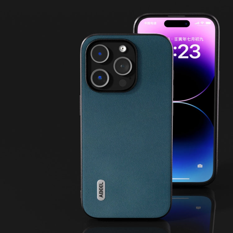 ABEEL Genuine Leather Xiaoya Series Phone Case, For iPhone 15 Plus, For iPhone 15, For iPhone 14 Plus, For iPhone 14, For iPhone 14 Pro, For iPhone 14 Pro Max