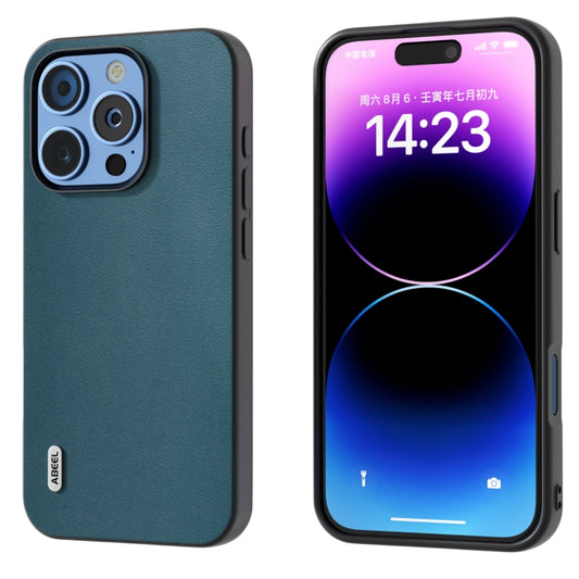 ABEEL Genuine Leather Xiaoya Series Phone Case, For iPhone 16 Pro Max, For iPhone 16 Pro, For iPhone 16 Plus, For iPhone 16, For iPhone 15 Pro Max, For iPhone 15 Pro