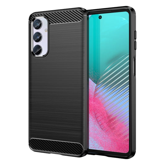 Brushed Texture Carbon Fiber TPU Phone Case, For Samsung Galaxy F54 5G, For Samsung Galaxy A05, For Samsung Galaxy A25 5G, For Samsung Galaxy S23 FE