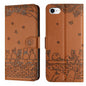 Cat Embossing Pattern Leather Phone Case with Lanyard, For iPhone 18 Pro / 17 Pro, For iPhone 18 Pro Max / 17 Pro Max, For iPhone 16e / 17e, For iPhone 17