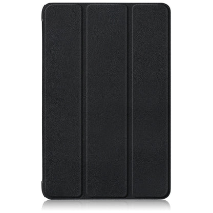 Custer Pure Color 3-Fold Holder Smart Leather Tablet Case