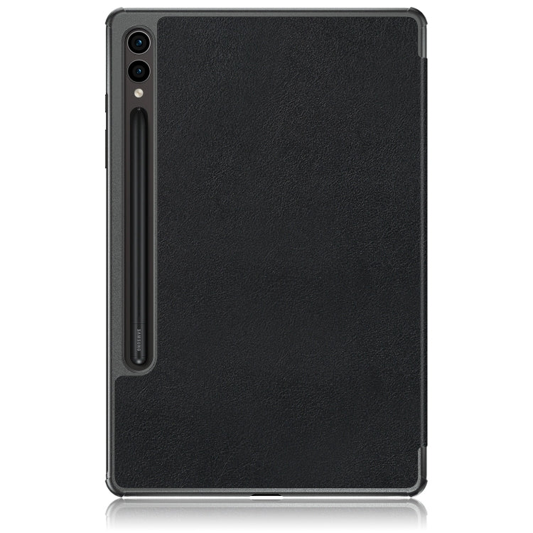 Custer Pure Color 3-Fold Holder Smart Leather Tablet Case