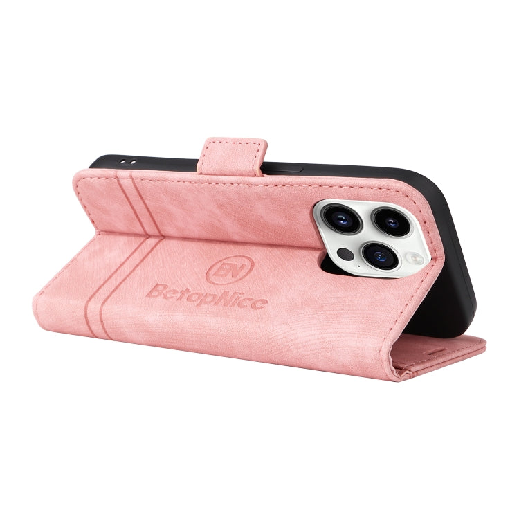 BETOPNICE Dual-side Buckle Leather Phone Case, For iPhone 15 Pro Max, For iPhone 15 Pro, For iPhone 15 Plus, For iPhone 15