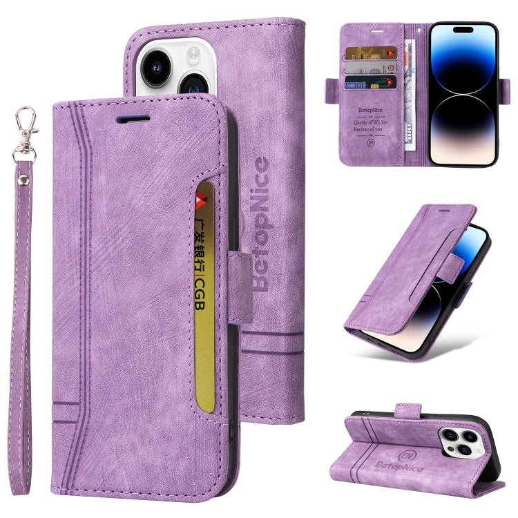 BETOPNICE Dual-side Buckle Leather Phone Case