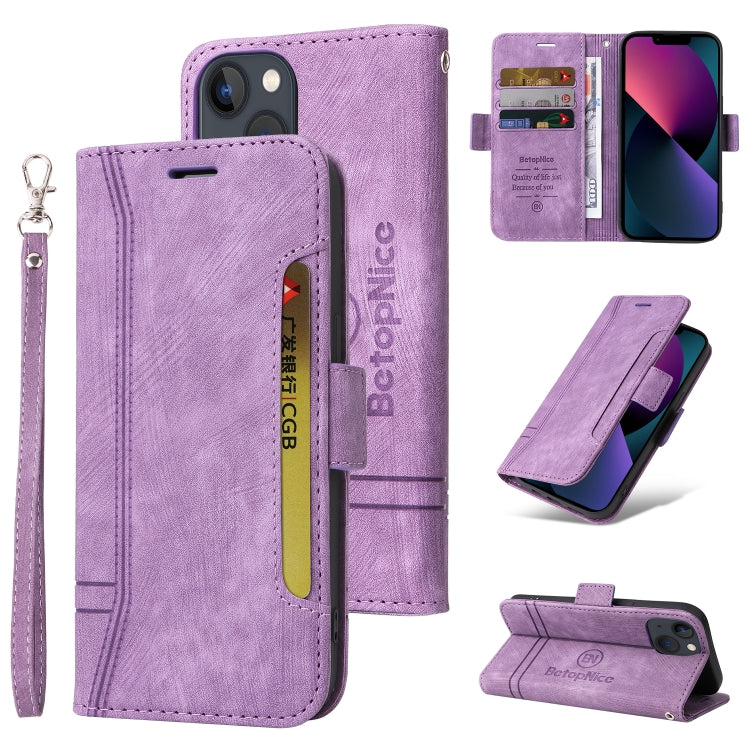 BETOPNICE Dual-side Buckle Leather Phone Case