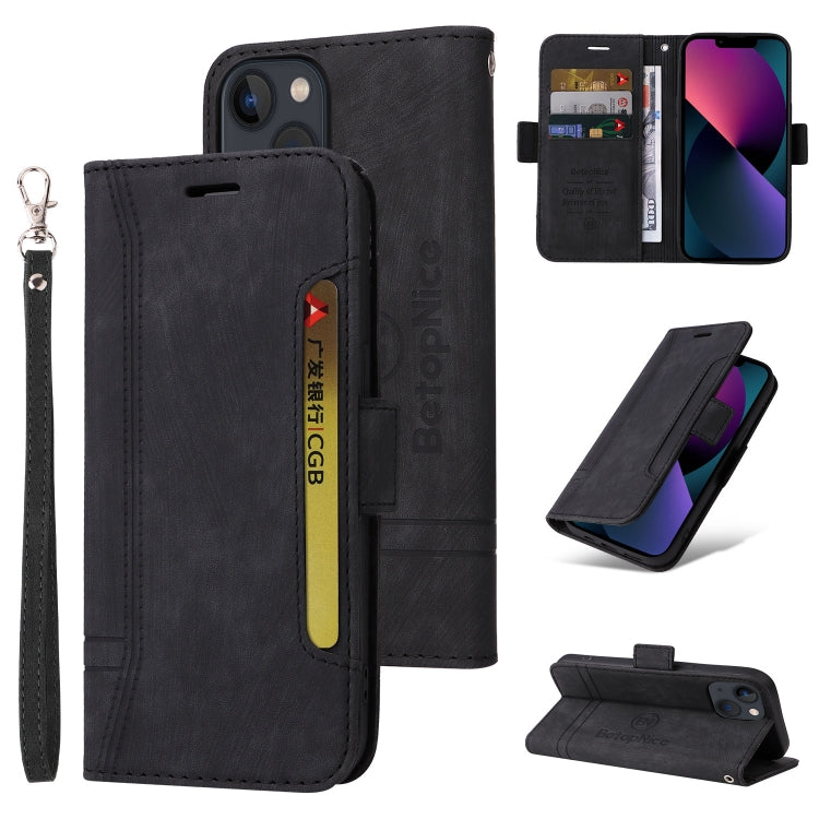 BETOPNICE Dual-side Buckle Leather Phone Case, For iPhone 15 Pro Max, For iPhone 15 Pro, For iPhone 15 Plus, For iPhone 15
