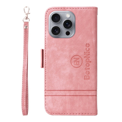 BETOPNICE Dual-side Buckle Leather Phone Case, For iPhone 16 Pro Max, For iPhone 16 Pro, For iPhone 16 Plus, For iPhone 16