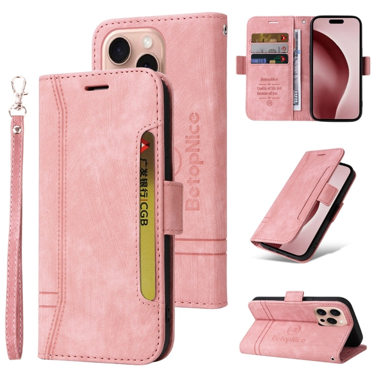 BETOPNICE Dual-side Buckle Leather Phone Case