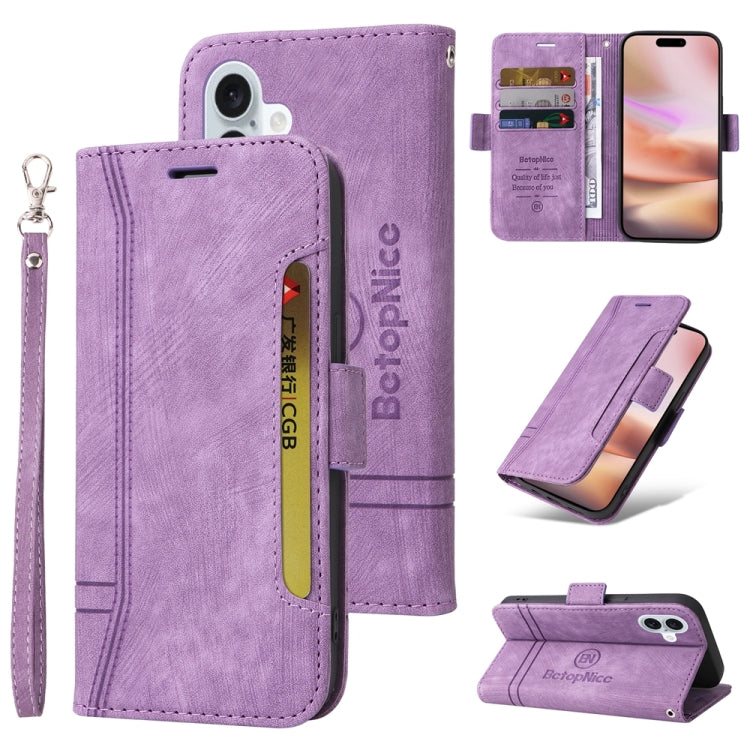 BETOPNICE Dual-side Buckle Leather Phone Case