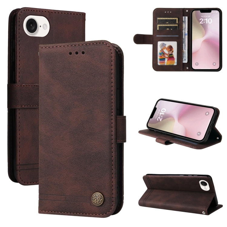 Skin Feel Life Tree Leather Phone Case, For iPhone 18 Pro / 17 Pro, For iPhone 18 Pro Max / 17 Pro Max, For iPhone 17e / 16e, For iPhone 17