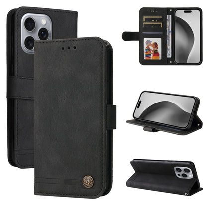 Skin Feel Life Tree Leather Phone Case, For iPhone Air, For iPhone 16 Pro Max, For iPhone 16 Pro, For iPhone 16 Plus