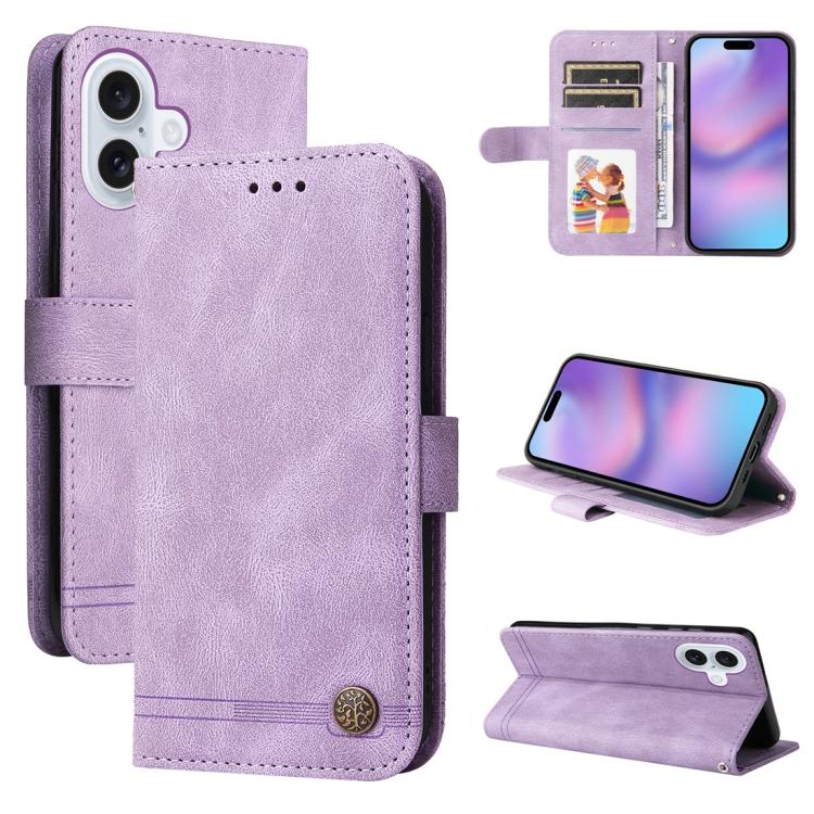 Skin Feel Life Tree Leather Phone Case, For iPhone 18 Pro / 17 Pro, For iPhone 18 Pro Max / 17 Pro Max, For iPhone 17e / 16e, For iPhone 17