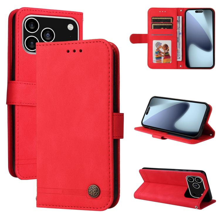 Skin Feel Life Tree Leather Phone Case, For iPhone 18 Pro / 17 Pro, For iPhone 18 Pro Max / 17 Pro Max, For iPhone 17e / 16e, For iPhone 17