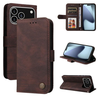 Skin Feel Life Tree Leather Phone Case, For iPhone 18 Pro / 17 Pro, For iPhone 18 Pro Max / 17 Pro Max, For iPhone 17e / 16e, For iPhone 17