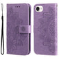 Seven-petal Flowers Embossing Leather Phone Case, For iPhone 17e / 16e, For iPhone 17 Pro Max, For iPhone 17 Pro, For iPhone 17