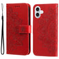 Seven-petal Flowers Embossing Leather Phone Case, For iPhone 17e / 16e, For iPhone 17 Pro Max, For iPhone 17 Pro, For iPhone 17