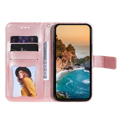 Seven-petal Flowers Embossing Leather Phone Case, For iPhone Air, For iPhone 16 Pro Max, For iPhone 16 Pro, For iPhone 16 Plus