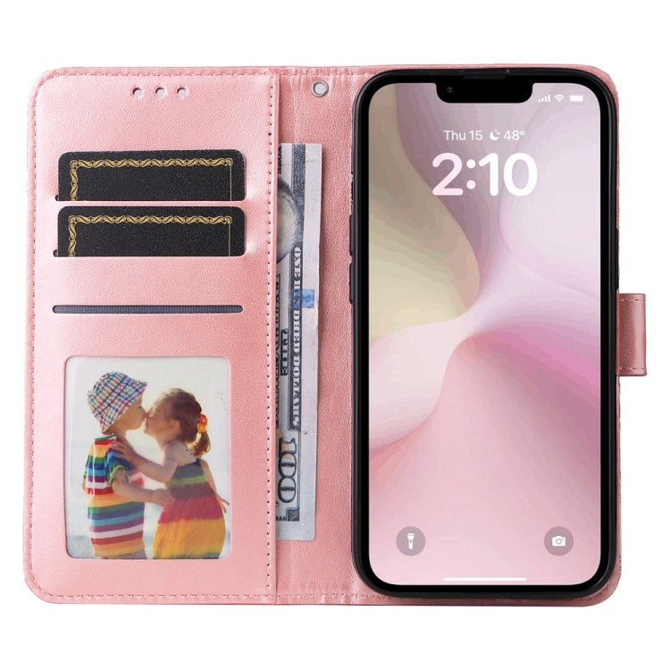 Embossed Sunflower Leather Phone Case, For iPhone 17e / 16e, For iPhone 17 Pro Max, For iPhone 17 Pro, For iPhone 17