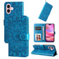 Embossed Sunflower Leather Phone Case, For iPhone 16, For iPhone 15 Pro Max, For iPhone 15 Pro, For iPhone 15 Plus