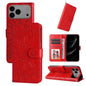 Embossed Sunflower Leather Phone Case, For iPhone 18 Pro / 17 Pro, For iPhone 18 Pro Max / 17 Pro Max, For iPhone 17e / 16e, For iPhone 17