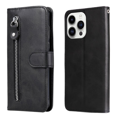 Fashion Calf Texture Zipper Leather Phone Case, For iPhone 16, For iPhone 15 Pro Max, For iPhone 15 Pro, For iPhone 15 Plus