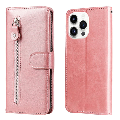 Fashion Calf Texture Zipper Leather Phone Case, For iPhone 16, For iPhone 15 Pro Max, For iPhone 15 Pro, For iPhone 15 Plus